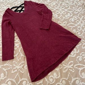 Soft Cranberry Dress